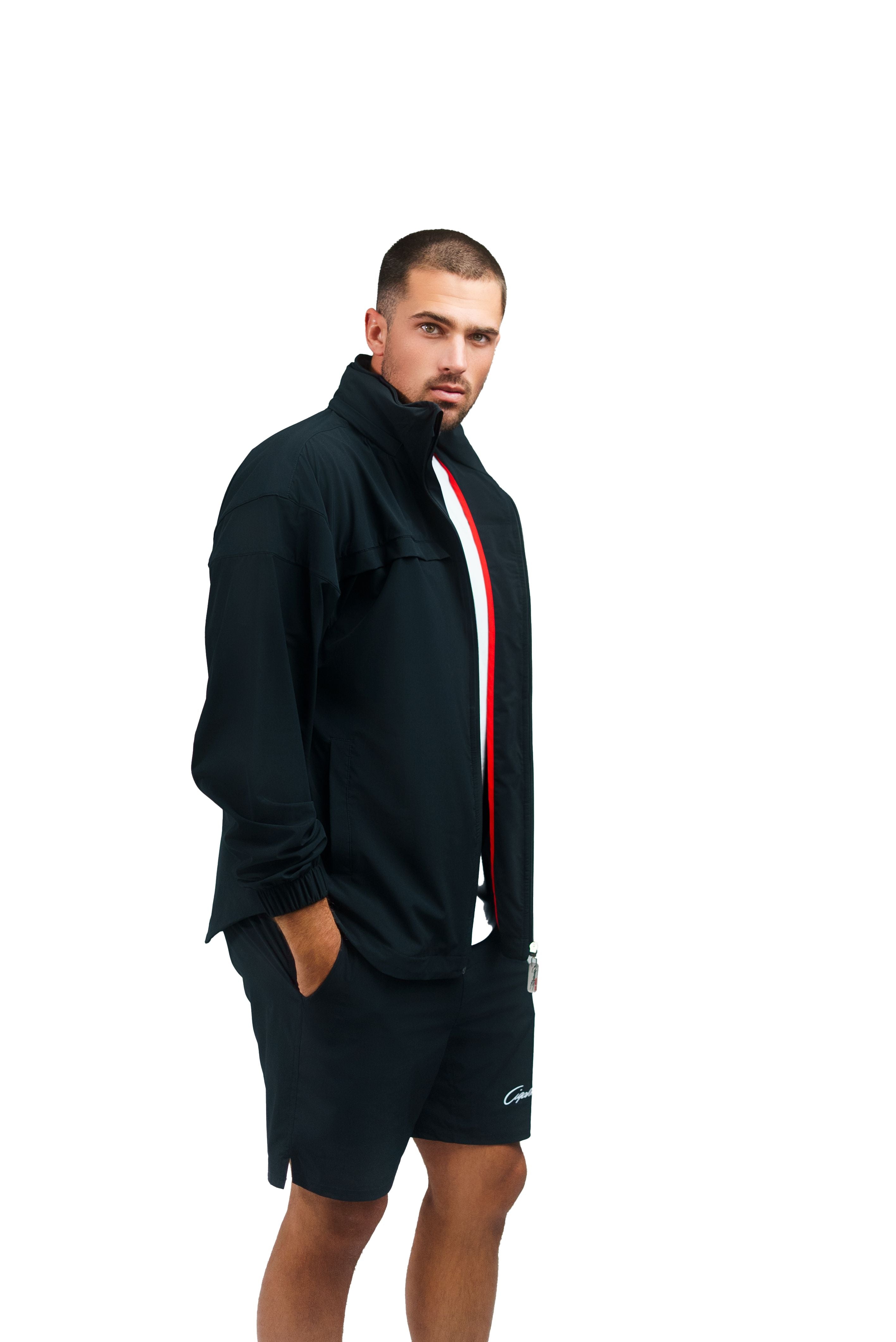 cigarette racing jacket Kith Damien Windbreaker Stadium Men's - SS25 Offshore Windbreaker Cigarette Racing
