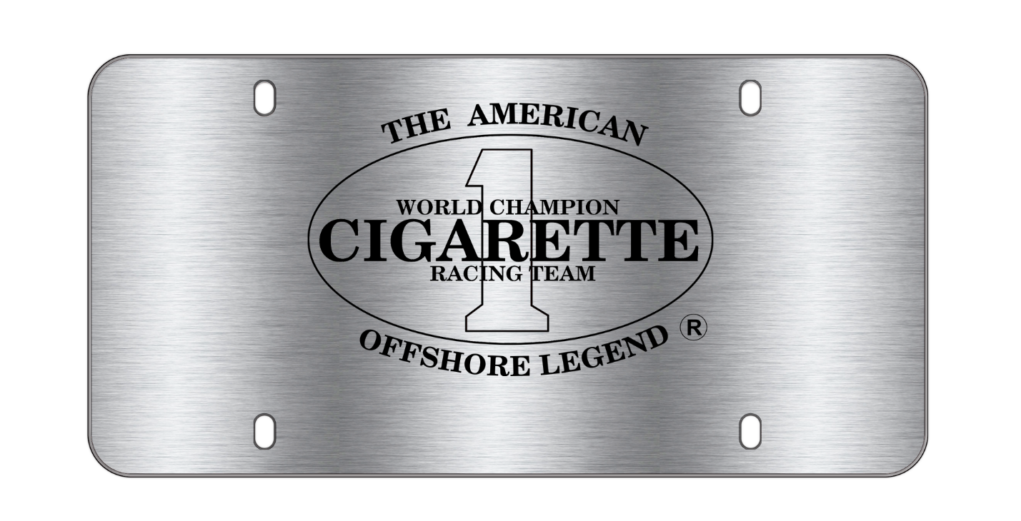 Cigerrette Racing Logo Cigarette Marque Plate – Cigarette Racing Apparel Store